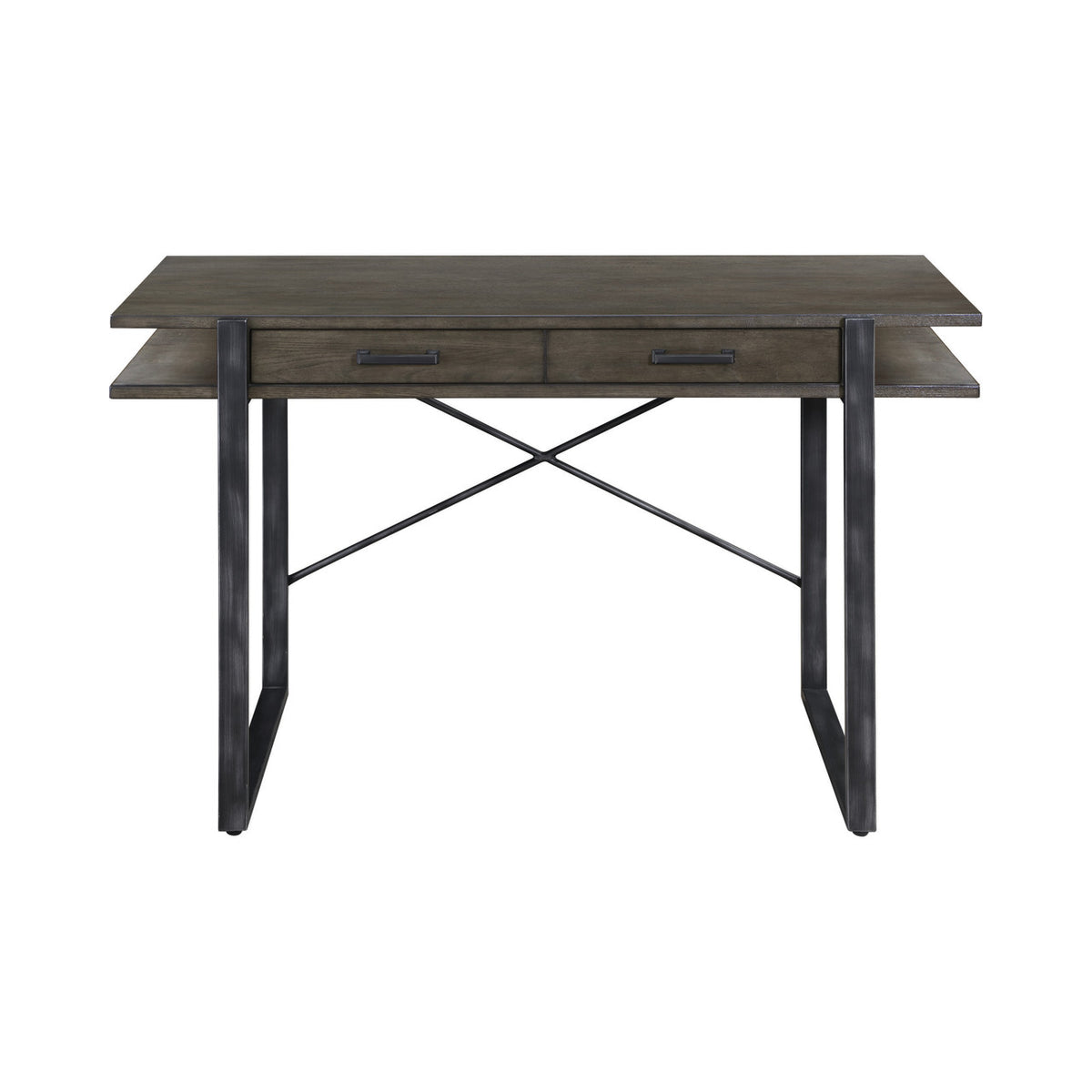 HC 47" Brown-Grey Desk