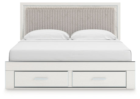 Zuraleus - Upholstered Panel Platform Storage Bed