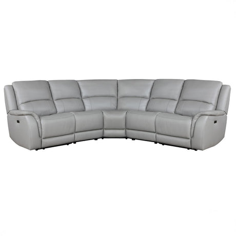 Alexandria - Leather Power Sectional