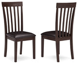 Hammis - Dining UPH Side Chair (Set of 2) - Dark Brown