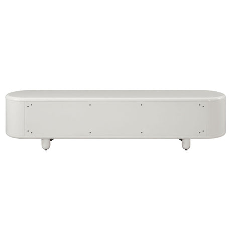 Keely - TV Stand - White High Gloss