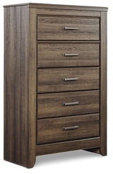 Juararo - Five Drawer Chest - Dark Brown