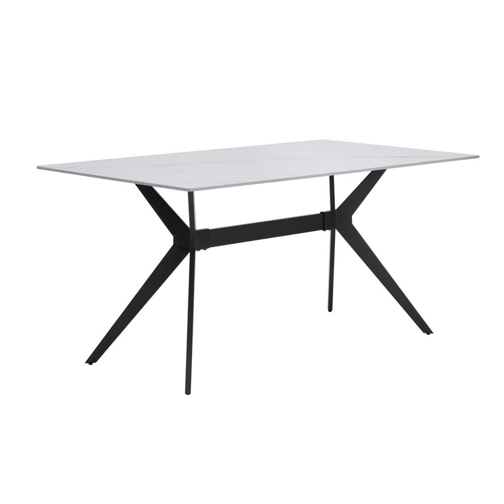 Brixley - 5 Piece Set (Table & 4 Side Chairs) - Dark Gray / White