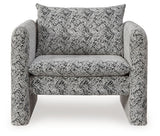 Kenbell - Accent Chair - Black / White