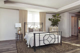 MARZELL Black Metal Bed
