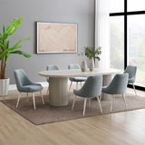 Laela - Dining Table - Bone White