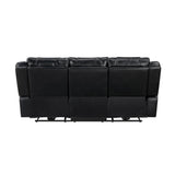 Huron - Power Double Reclining Sofa With Center Drop-Down Cup Holders, Wireless Charger, Magazine Bag, LED And Charging Ports