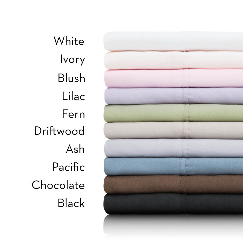 Brushed Microfiber - Short Queen Bed Sheet - White