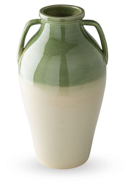 Andorbury - Vase - Green / Beige