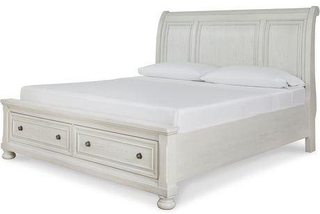 Belton White Youth Storage Sleigh Bed