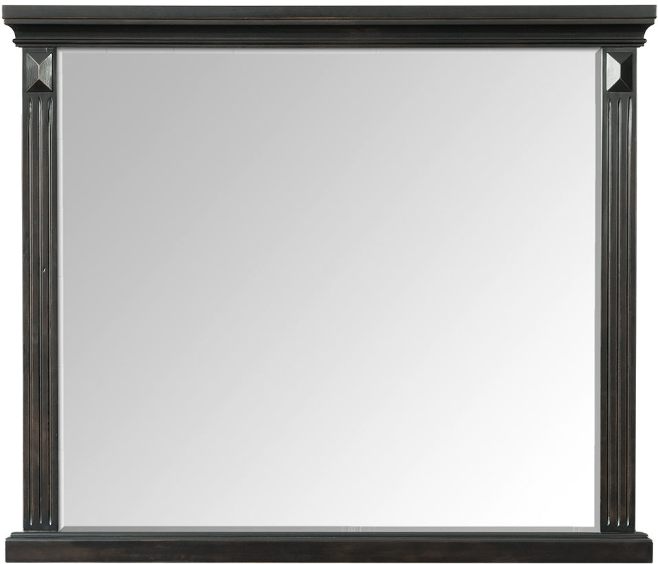 CONROE Black 65" Wide Dresser and Mirror