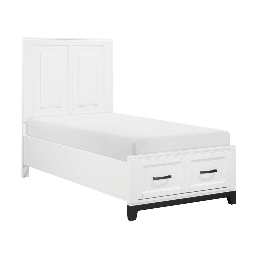 Garretson - Platform Bed With Footboard Storage