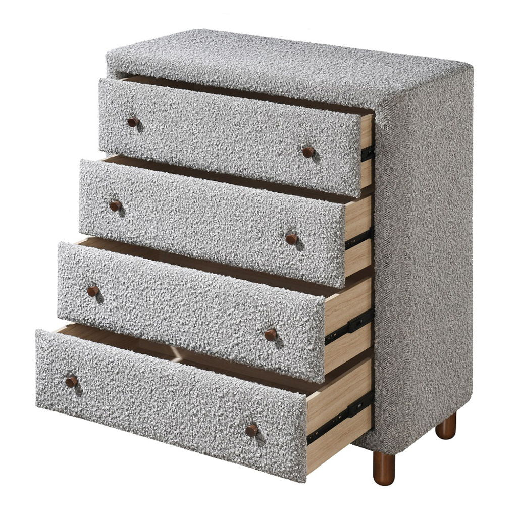 Cleo - Chest - Gray Boucle