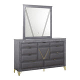 Symmetry - Lighted Mirror - Charcoal
