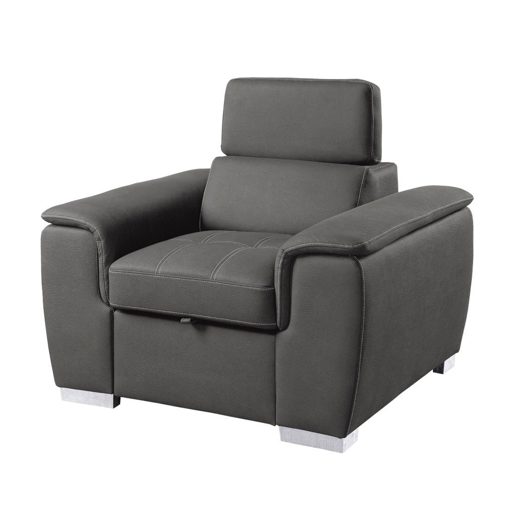 Ferriday - Chair With Pull-Out Ottoman