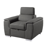 Ferriday - Chair With Pull-Out Ottoman