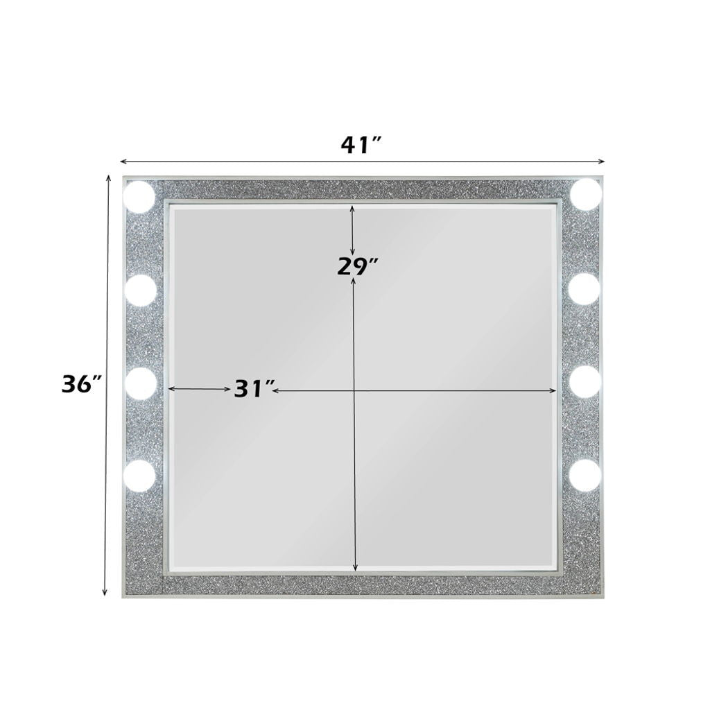 Sliverfluff - Mirror With Light - Mirrored & Champagne