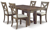 Moriville - Rectangular Dining Room Extension Table - Grayish Brown