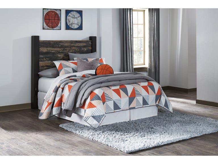 Cobble Charcoal Headboard