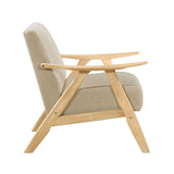 Damala - Accent Chair Light Brown Base