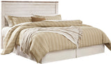 CRESTHILL White Headboard Bed