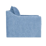 Sylvie - Swivel Chair - Blue Slate