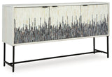 Freyton - Accent Cabinet - White / Gray