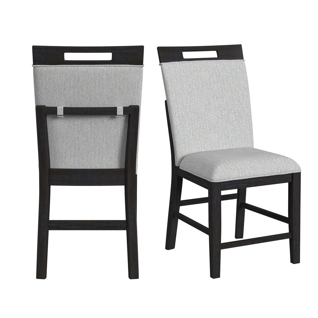 Transcend - Counter Side Chair (Set of 2) - Charcoal
