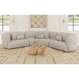 Four Seasons - Sectional Set With 6 Pillows - Camel