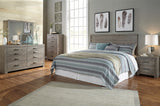 Kuebec Gray Headboard Bedroom Set