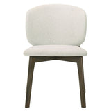 Mallin - Side Chair (Set of 2) - Gray Chenille & Walnut