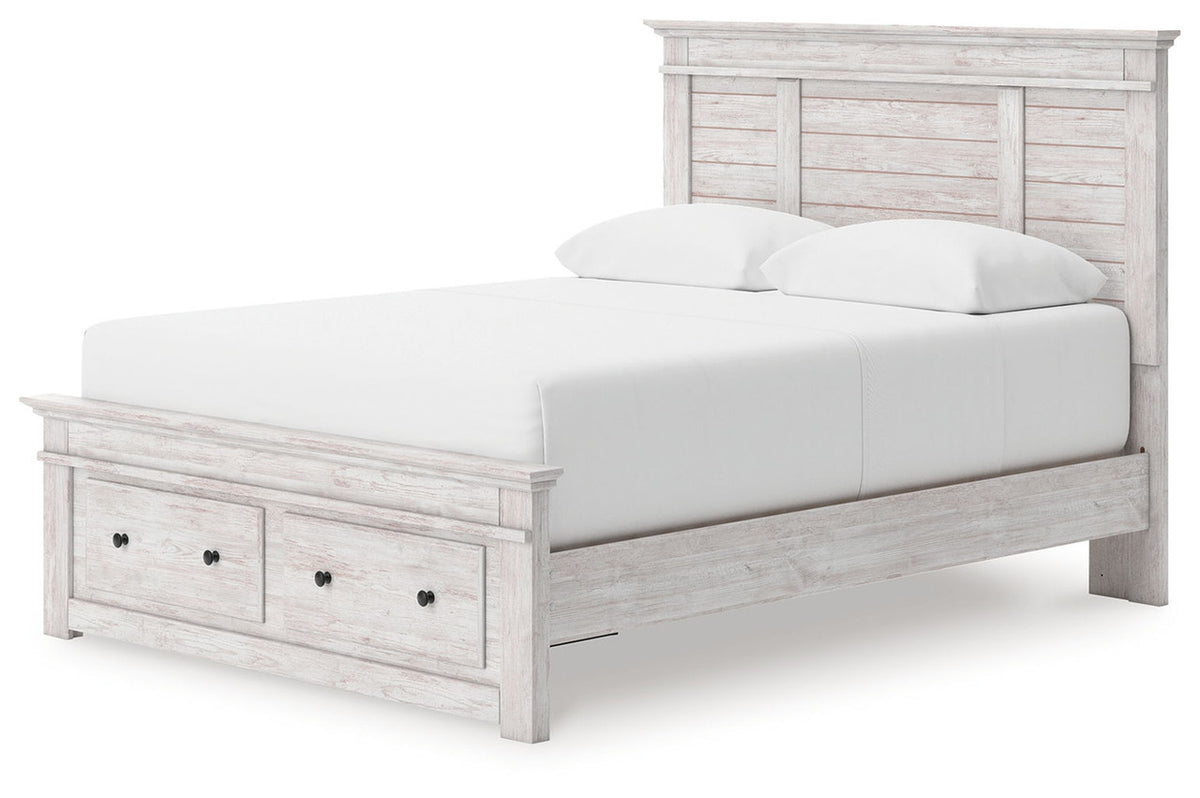 Makidern - Panel Storage Bed