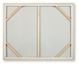 Worthney - Wall Art - Blue / White / Brown