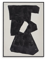 Garviery - Wall Art - Black / Cream