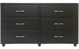 ECLIPSE Leather 56" Wide Dresser & Mirror