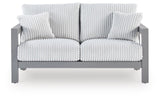 Hurley Park - Loveseat With Cushion - Gray