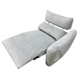 Fullar - RAF Modular Power Motion Recliner - Light Gary Chenille