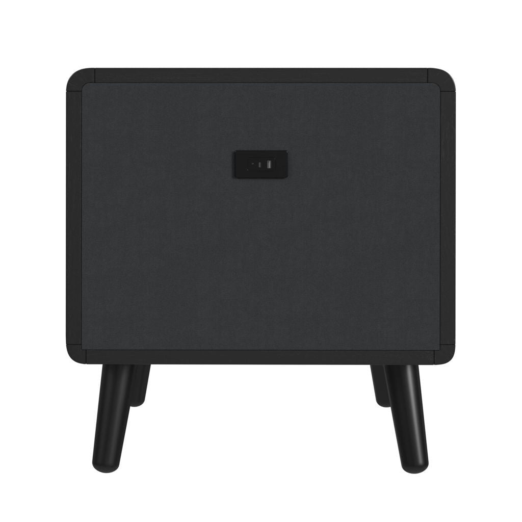 Halo - Square Smart End Table - Black