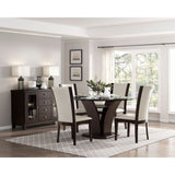 Daisy - Round Table With Glass Top