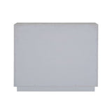 Anpu - Console Cabinet - Silver Faux Crocodile Skin