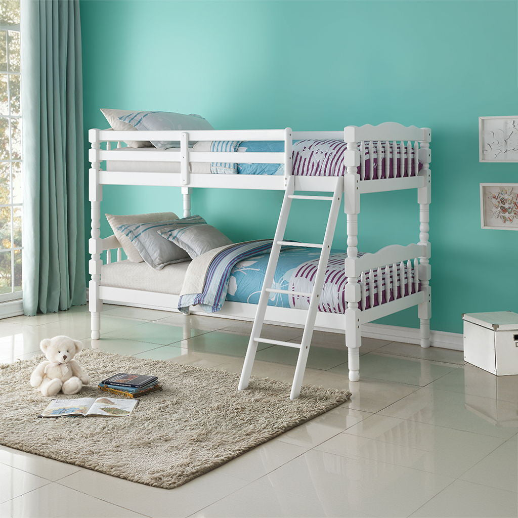 Homestead - Twin Over Twin Bunk Bed - White