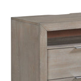 Arcadia - 2-Drawer Nightstand With USB - Gray