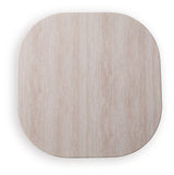Dolan Creek - Square End Table - Beige / Brown