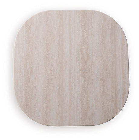 Dolan Creek - Square End Table - Beige / Brown
