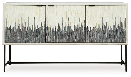 Freyton - Accent Cabinet - White / Gray