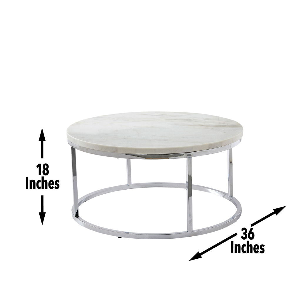 Echo - Marble Top Round Table