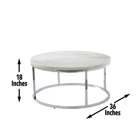 Echo - Marble Top Round Table
