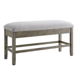 Grayson - Counter Bench - Gray / Light Brown