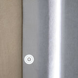 STAMFORD Gray Fabric Bed with LED Glow