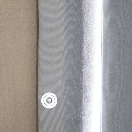 STAMFORD Gray Fabric Bed with LED Glow